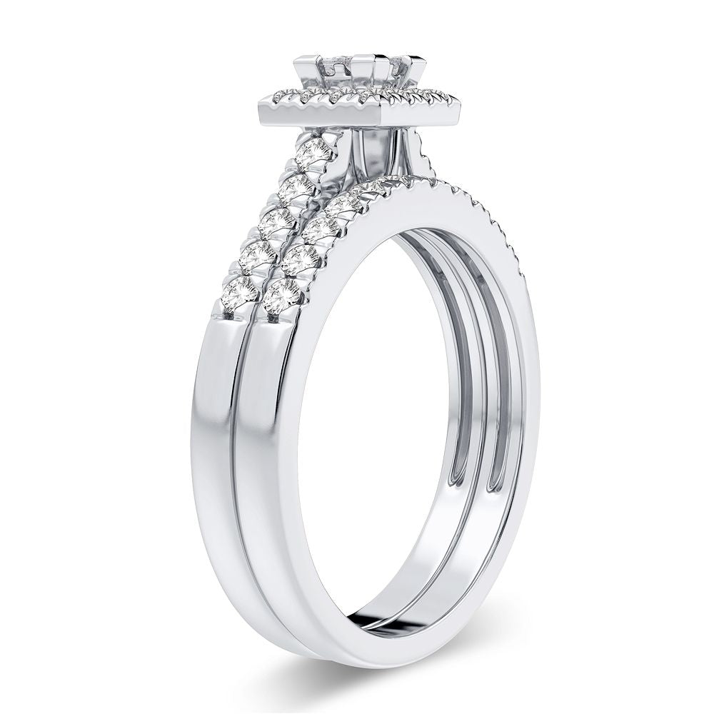 10K 0.50CT Diamond Bridal Ring