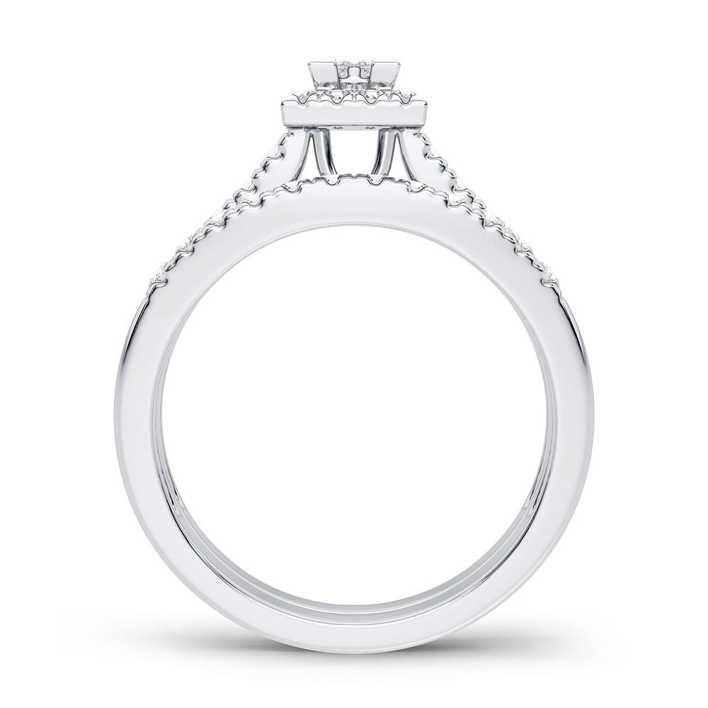 10K 0.50CT Diamond Bridal Ring