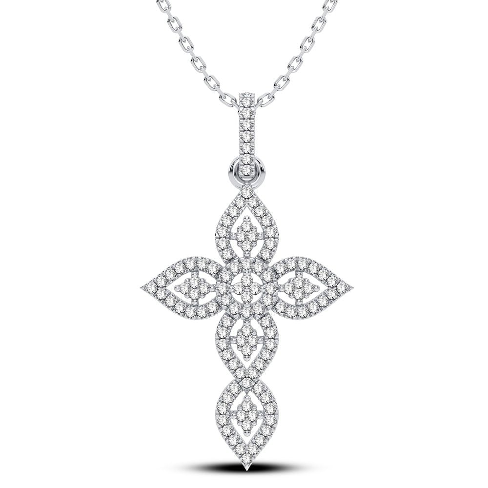 Dazzling 10K 0.20CT Diamond Pendant