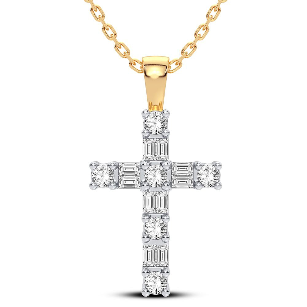 Exquisite 14K 0.25CT Diamond Pendant