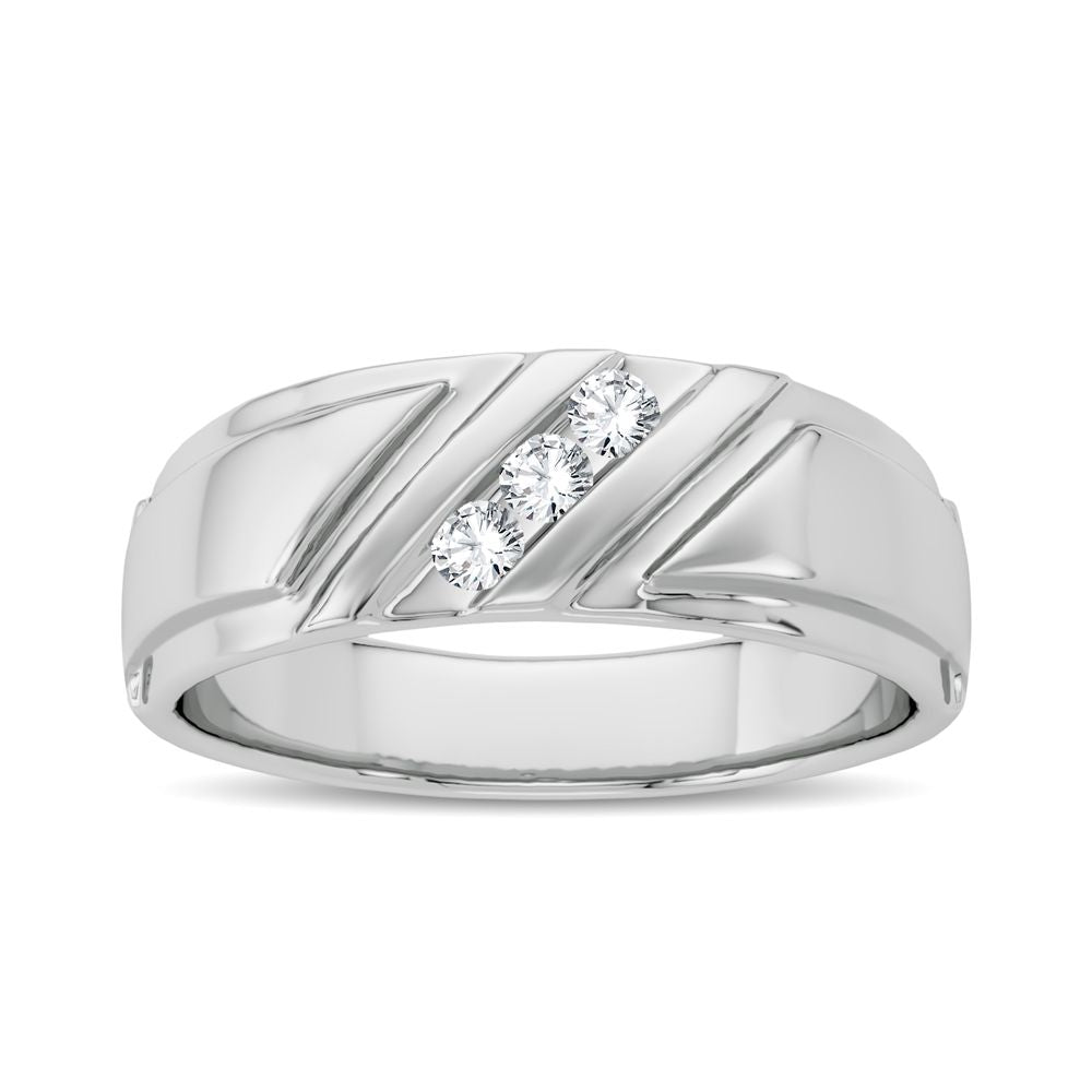 Elegant 14K 0.10CT Diamond Band