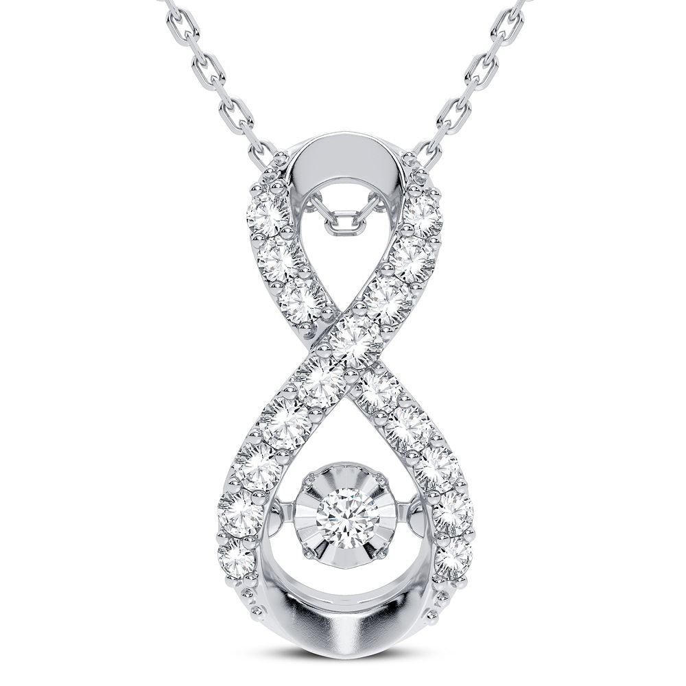 14K 0.25CT DIAMOND PENDANT