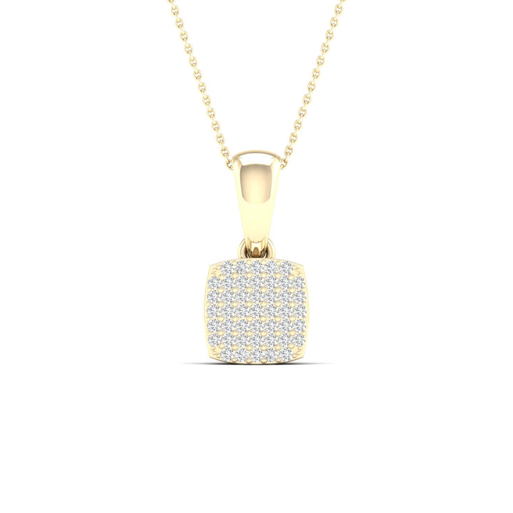 10K 0.12CT Diamond Pendant