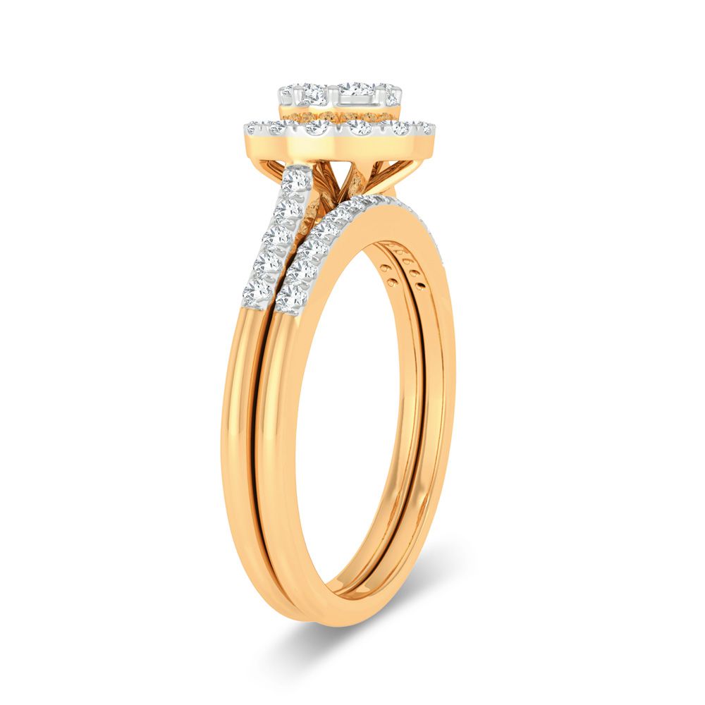 14K 0.50ct Diamond Bridal Ring