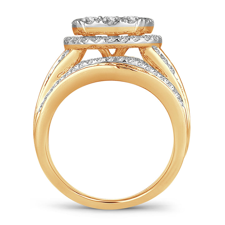 14K 2.52CT DIAMOND BRIDAL RING