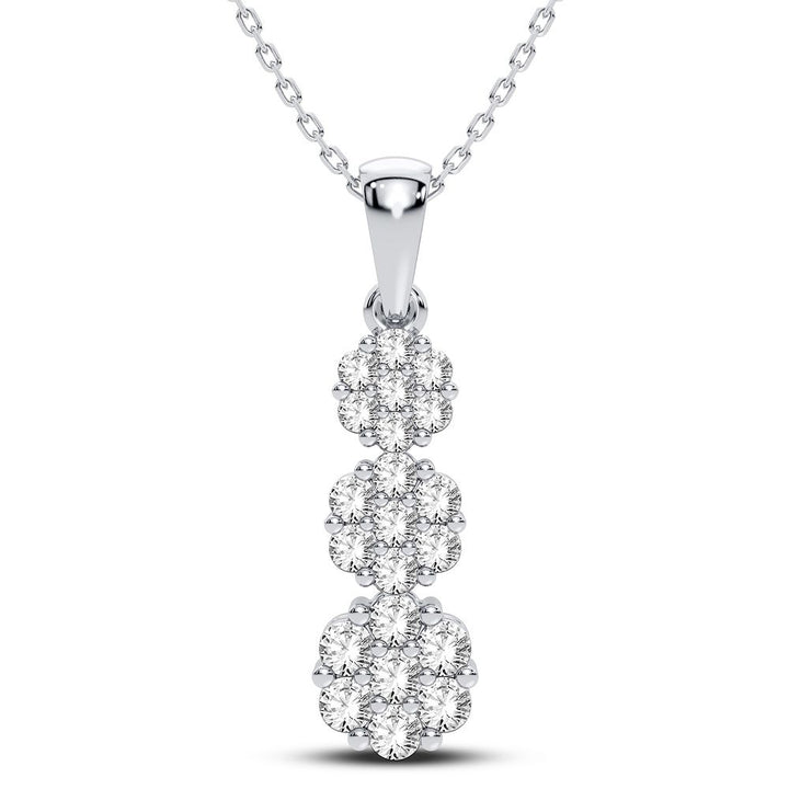 14K 0.75CT Diamond Pendant