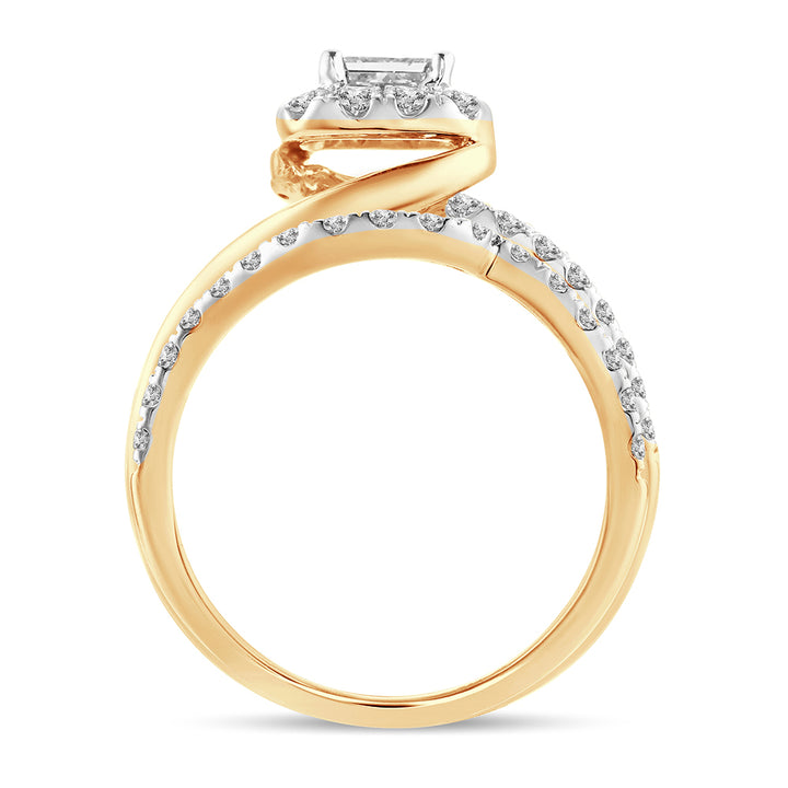 14K 0.200CT Diamond BRIDAL RING