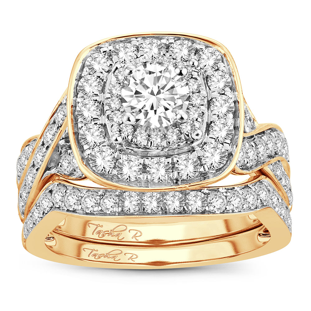 14K 2.00CT Diamond BRIDAL RING