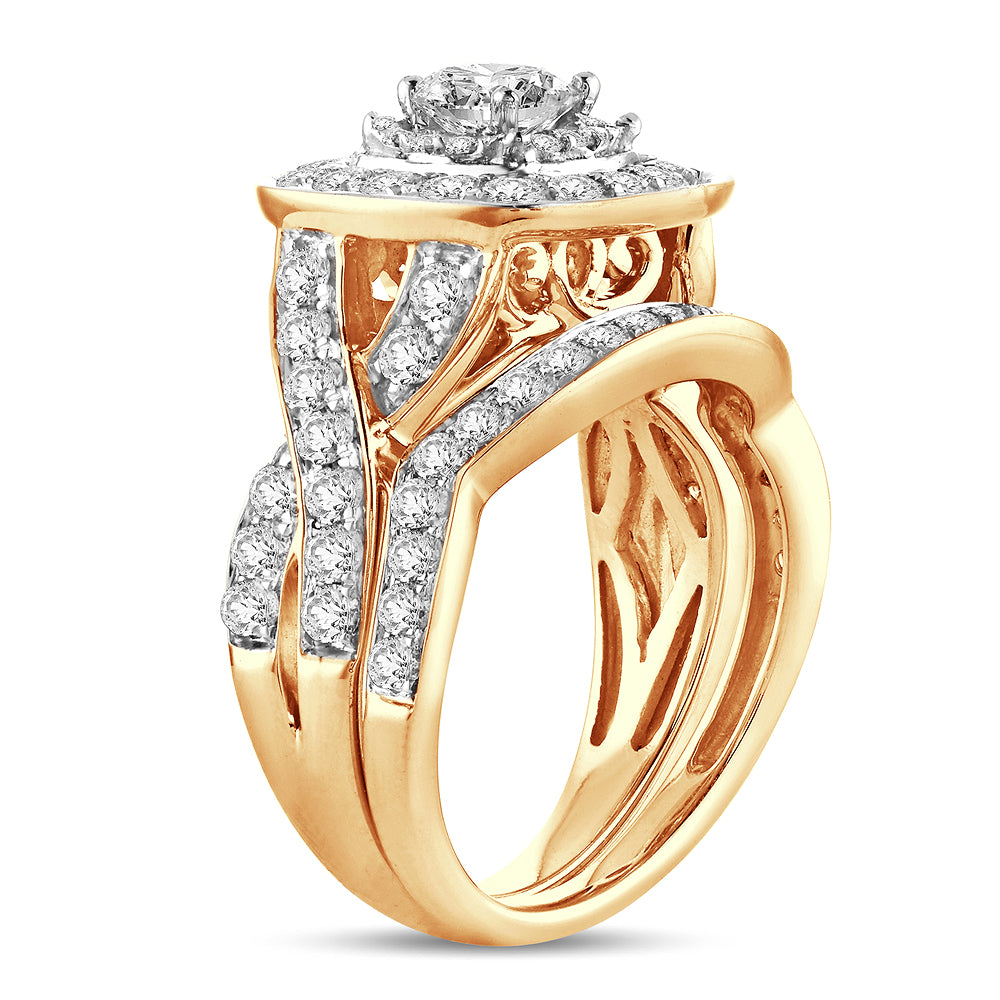 14K 2.00CT Diamond BRIDAL RING