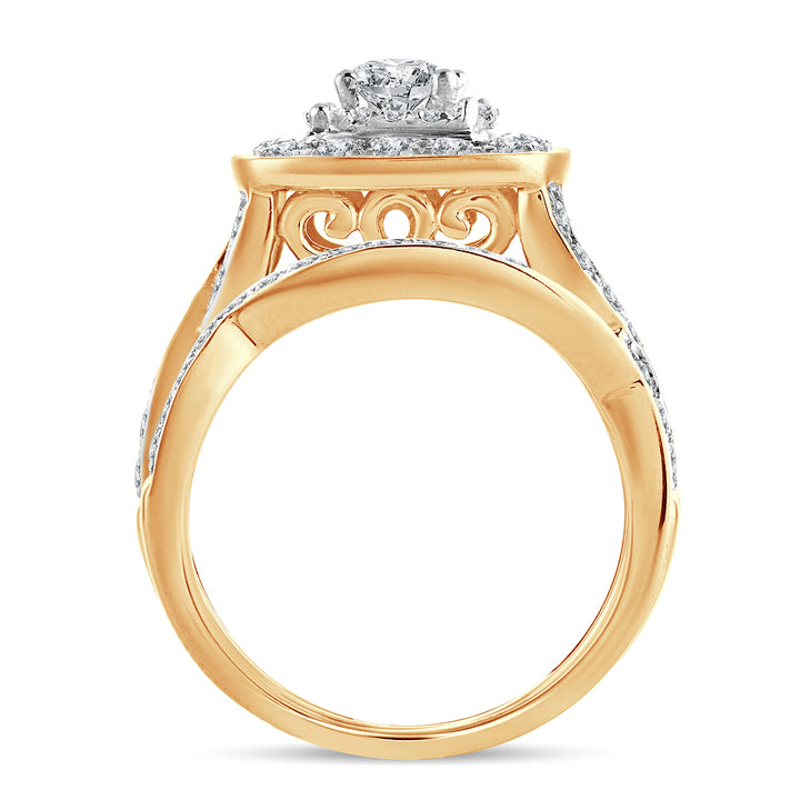 14K 2.00CT Diamond BRIDAL RING