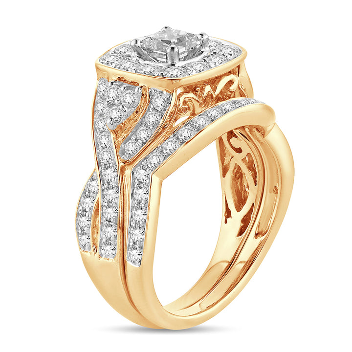 14K 2.00CT Diamond BRIDAL RING