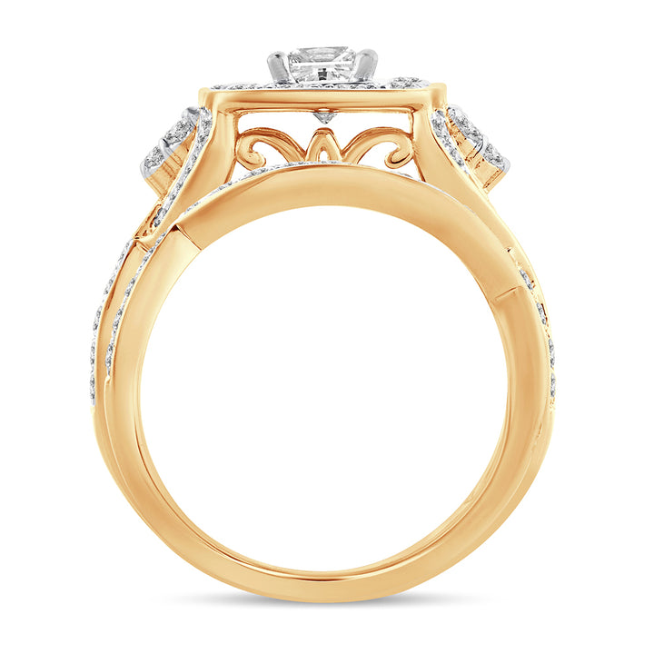 14K 2.00CT Diamond BRIDAL RING