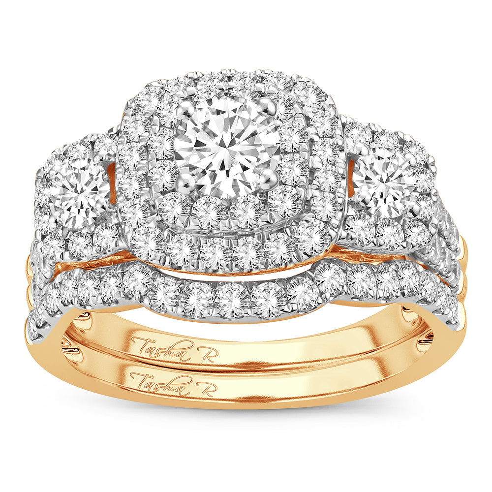 14K 2.00CT Diamond BRIDAL RING