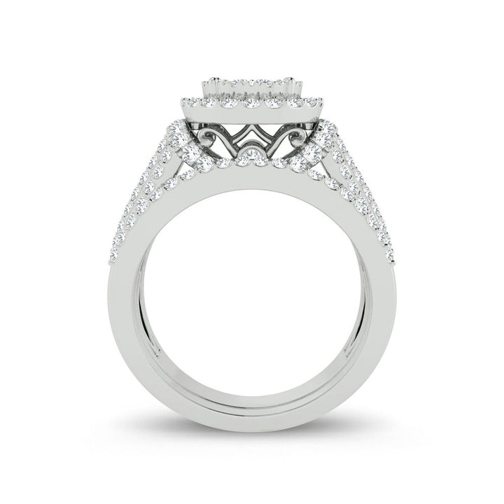 14K 1.00ct Diamond Bridal Ring