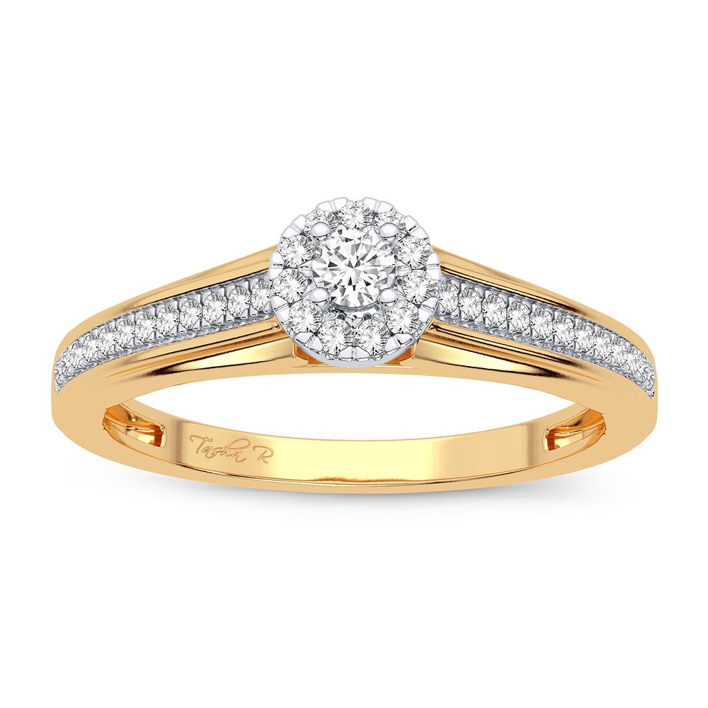 Beautiful 14K 0.20CT Diamond Ring