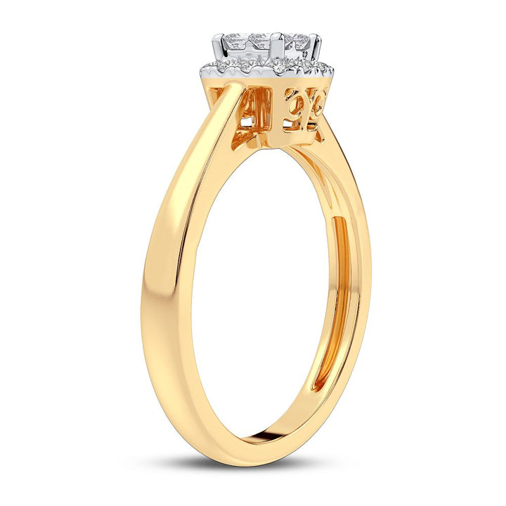 14K 0.25CT Diamond Ring