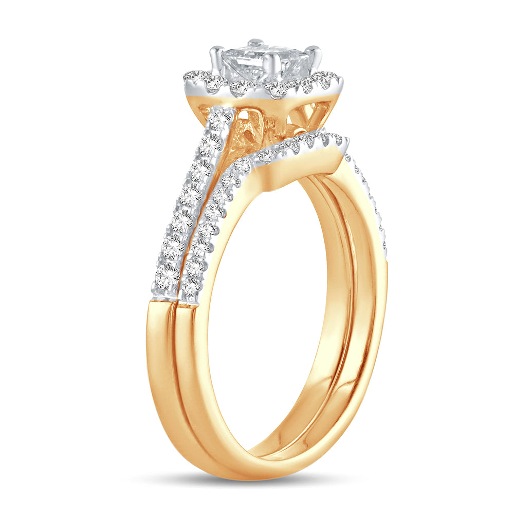 14K 1.00CT Diamond BRIDAL RING