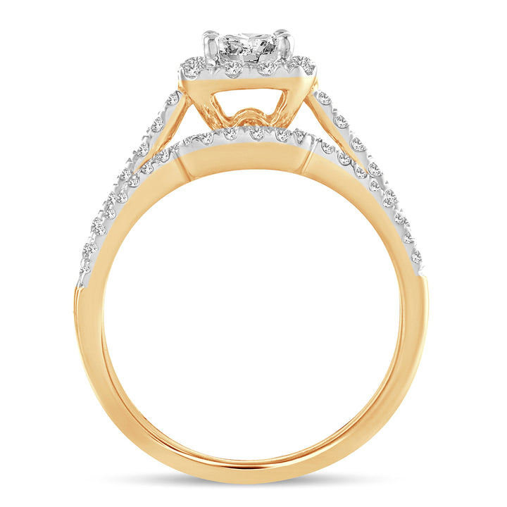 14K 1.00CT Diamond BRIDAL RING