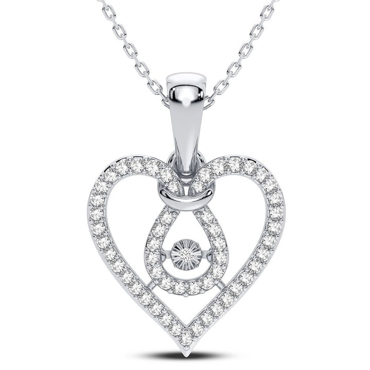 14K 0.30CT Diamond Pendant