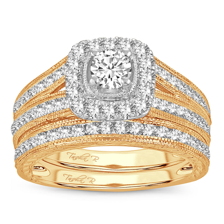 14K 1.50CT DIAMOND BRIDAL RING