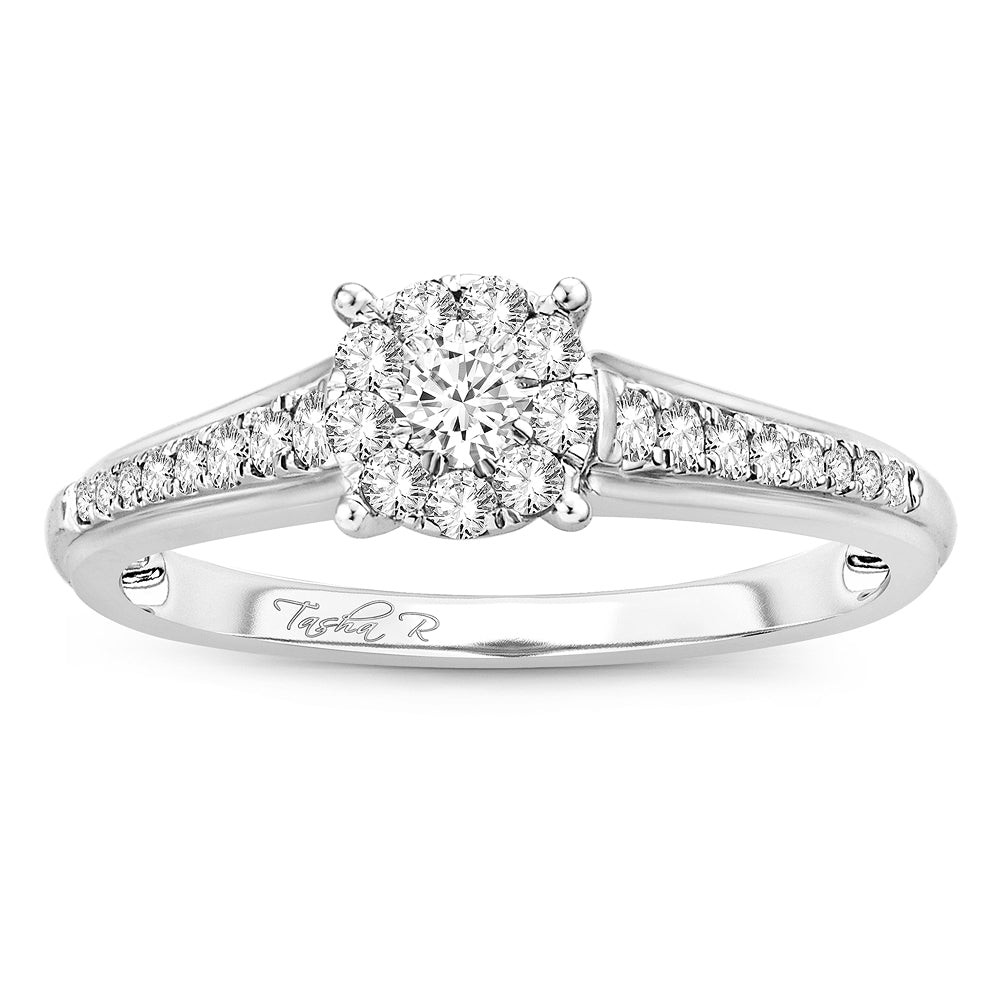 Exquisite 14K 0.37Ct Diamond Ring