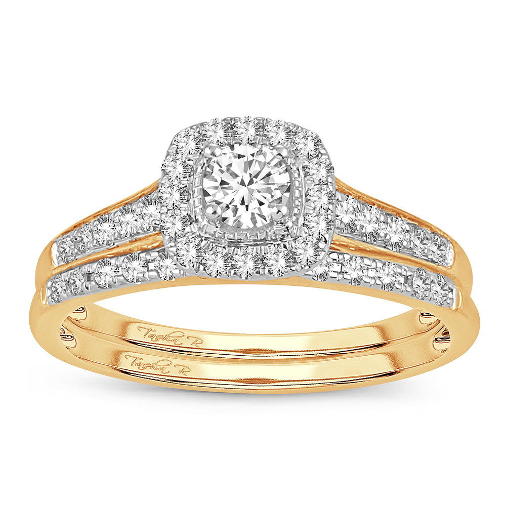 14K 0.50CT DIAMOND BRIDAL RING