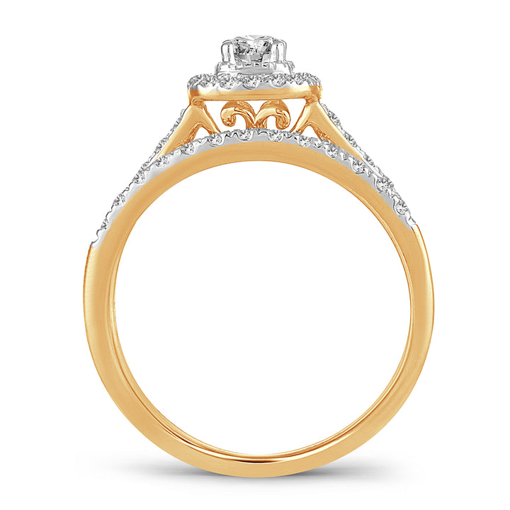 14K 0.50CT DIAMOND BRIDAL RING