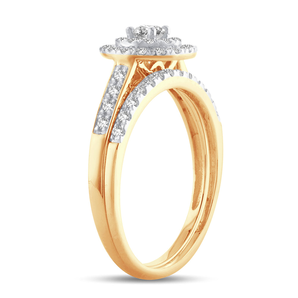 14K 0.50CT DIAMOND BRIDAL RING