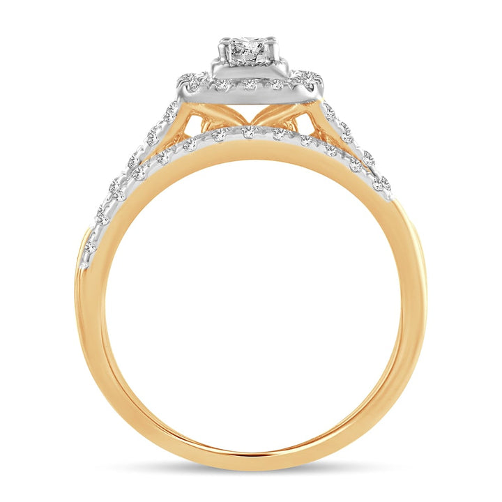 14K 0.50CT DIAMOND BRIDAL RING