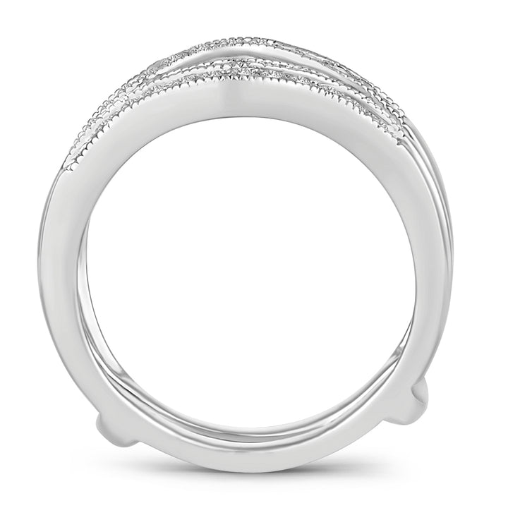 14K 0.50CT Diamond RING GUARD.