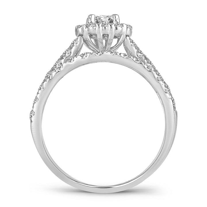 14K 1.00CT DIAMOND BRIDAL RING