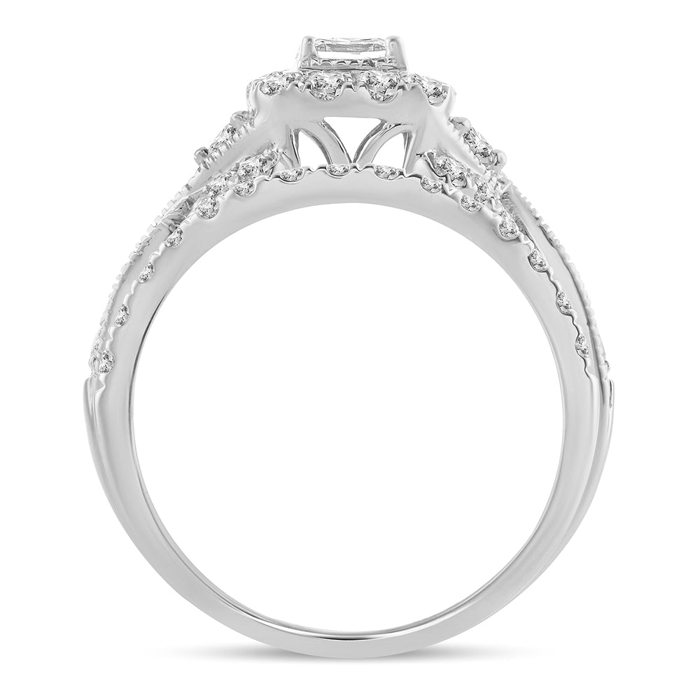 14K 1.00CT Diamond BRIDAL RING