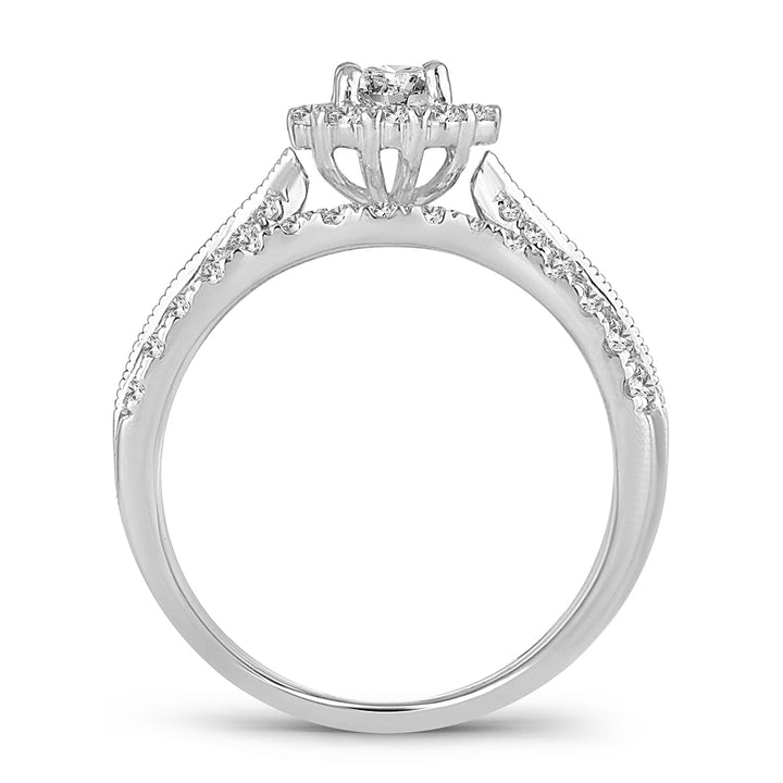 14K 1.00CT DIAMOND BRIDAL RING