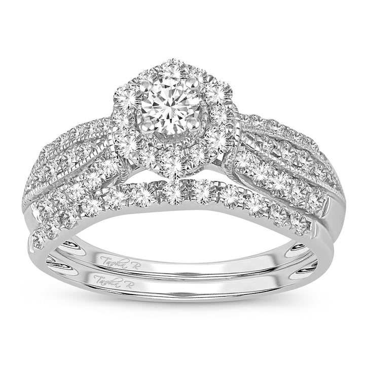 14K 1.00CT DIAMOND BRIDAL RING