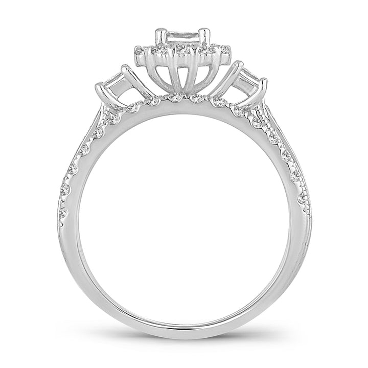 14K 1.00CT DIAMOND BRIDAL RING