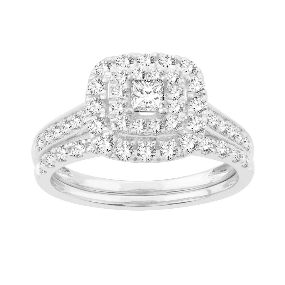 Elegant 14K 1.00CT DIAMOND BRIDAL RING