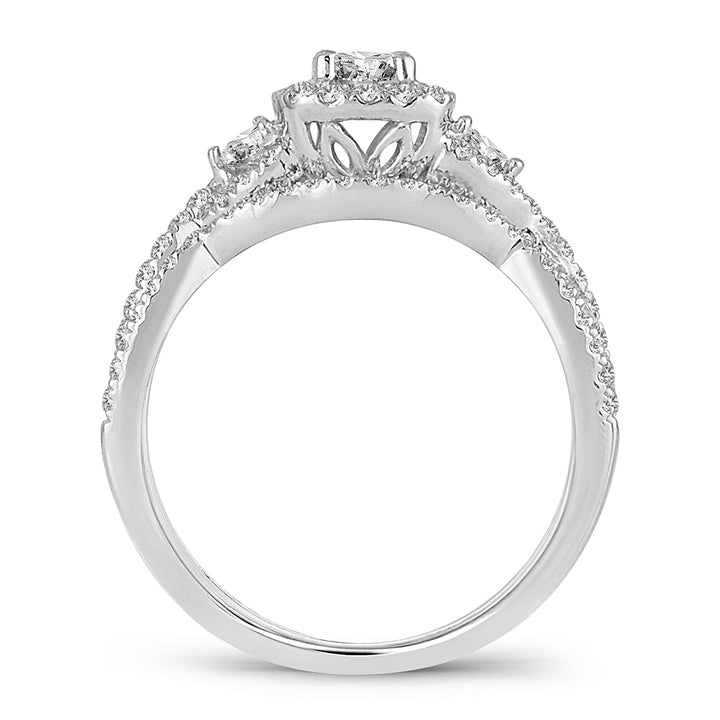 14K 1.00CT DIAMOND BRIDAL RING