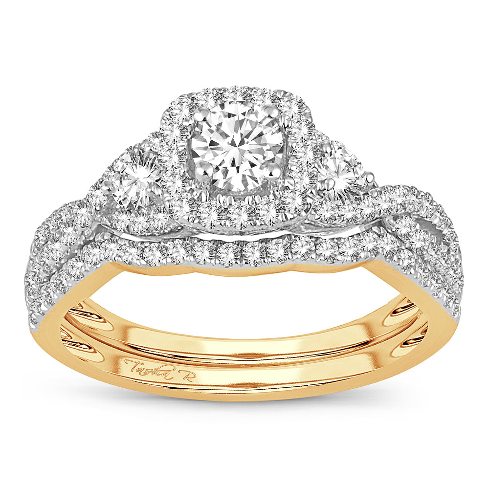 14K 1.00CT Diamond BRIDAL RING