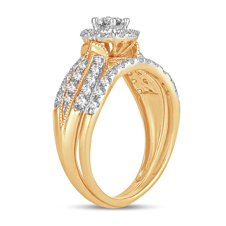 14K 1.00CT DIAMOND BRIDAL RING