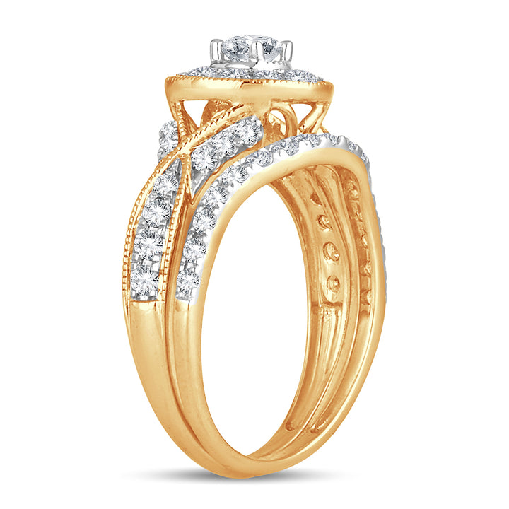 14K 1.00CT DIAMOND BRIDAL RING