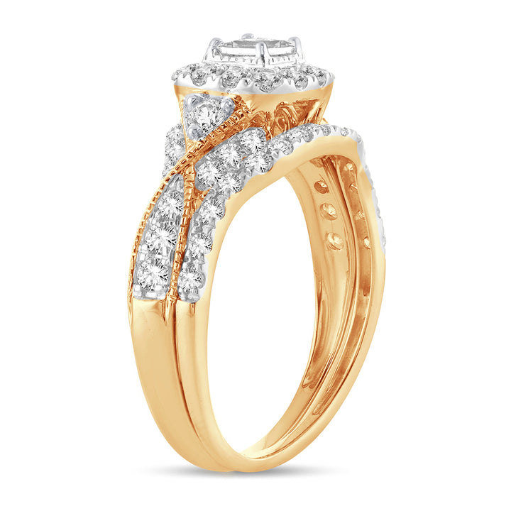 14K 1.00CT Diamond BRIDAL RING