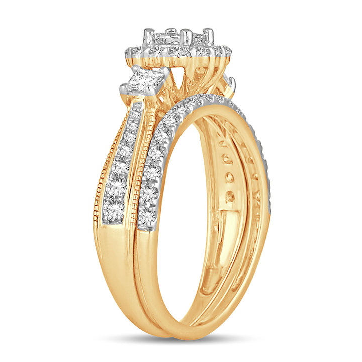 14K 1.00CT DIAMOND BRIDAL RING