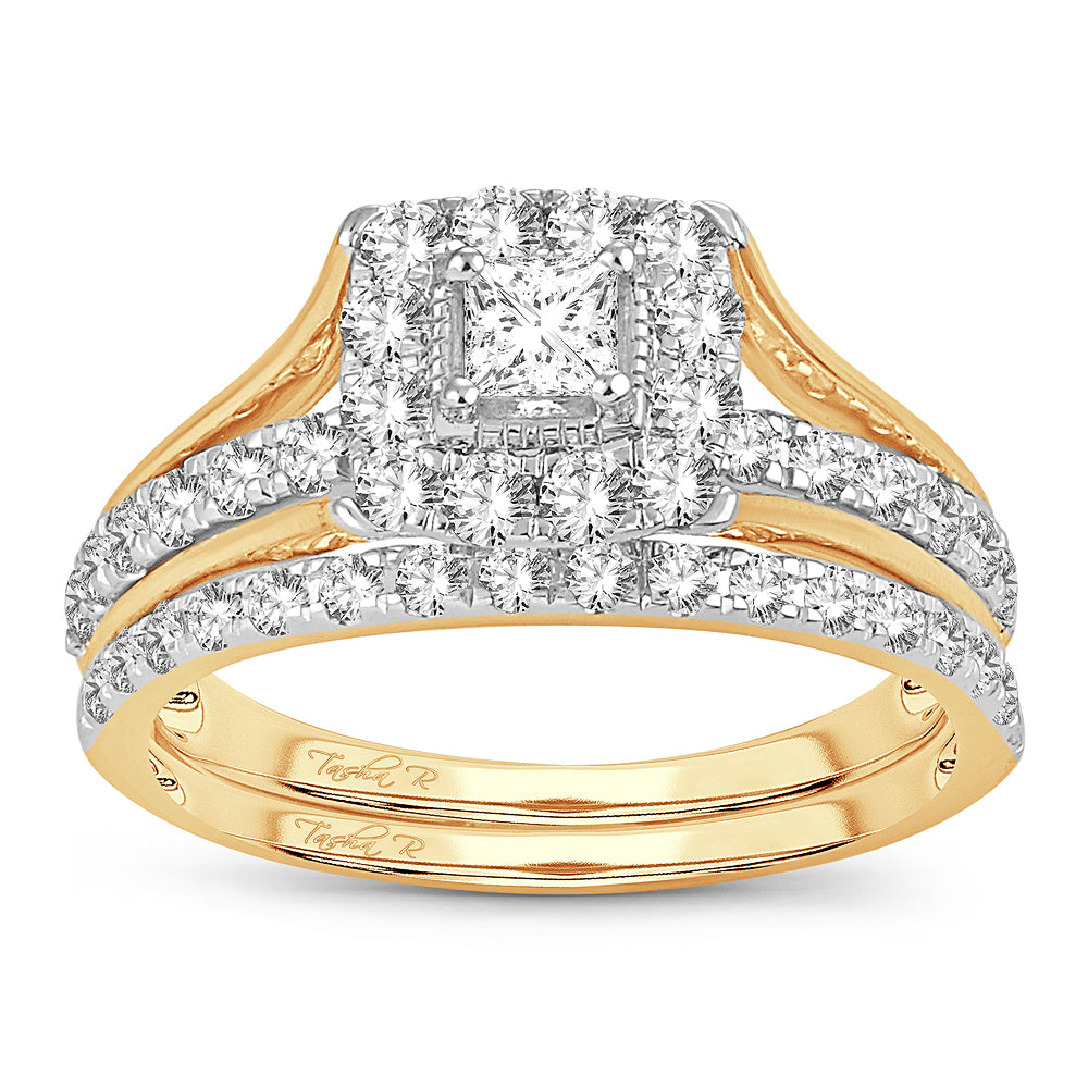 14K 1.00CT DIAMOND BRIDAL RING