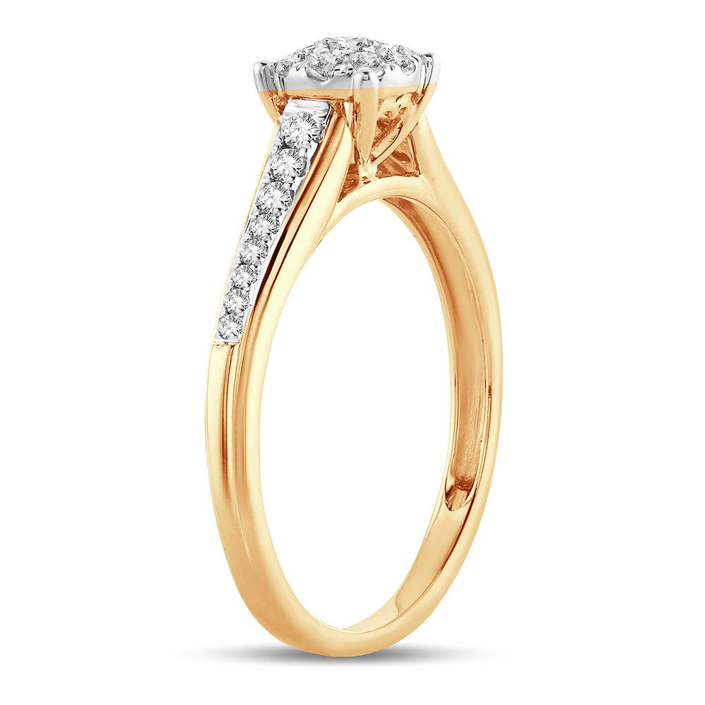 14K 0.37CT Diamond RING