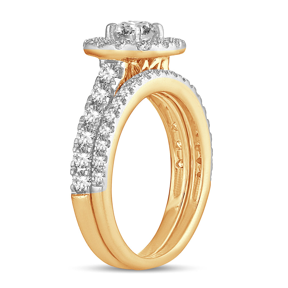 14K 1.50CT DIAMOND BRIDAL RING