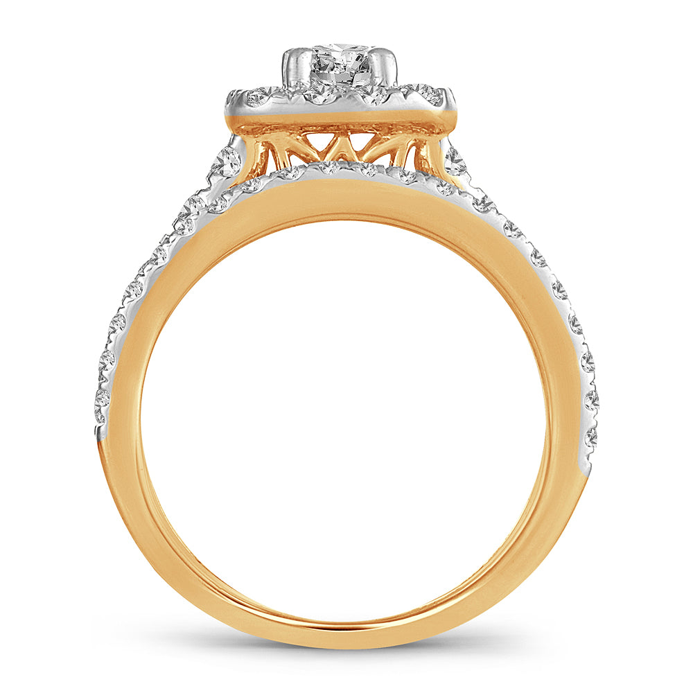 14K 1.50CT DIAMOND BRIDAL RING