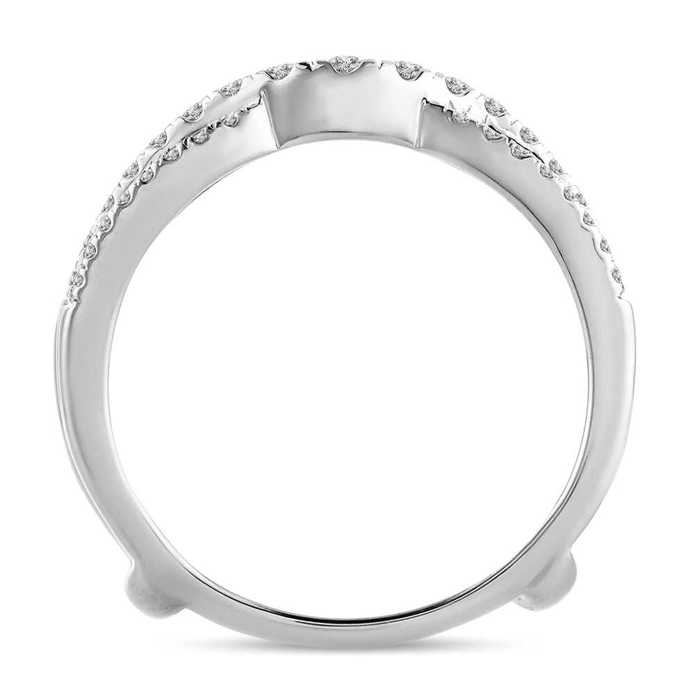 14K 0.63CT Diamond RING GUARD