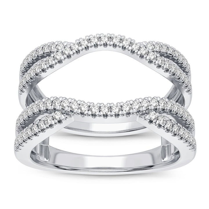 14K 0.33CT Diamond Ring Guard