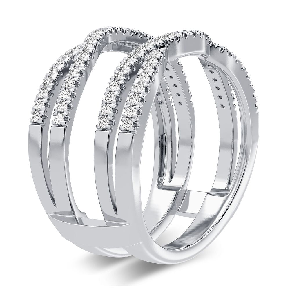 14K 0.33CT Diamond Ring Guard