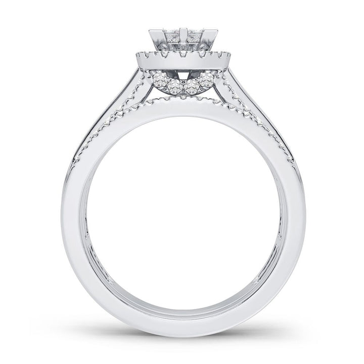 14K 1.00CT Diamond Bridal Ring